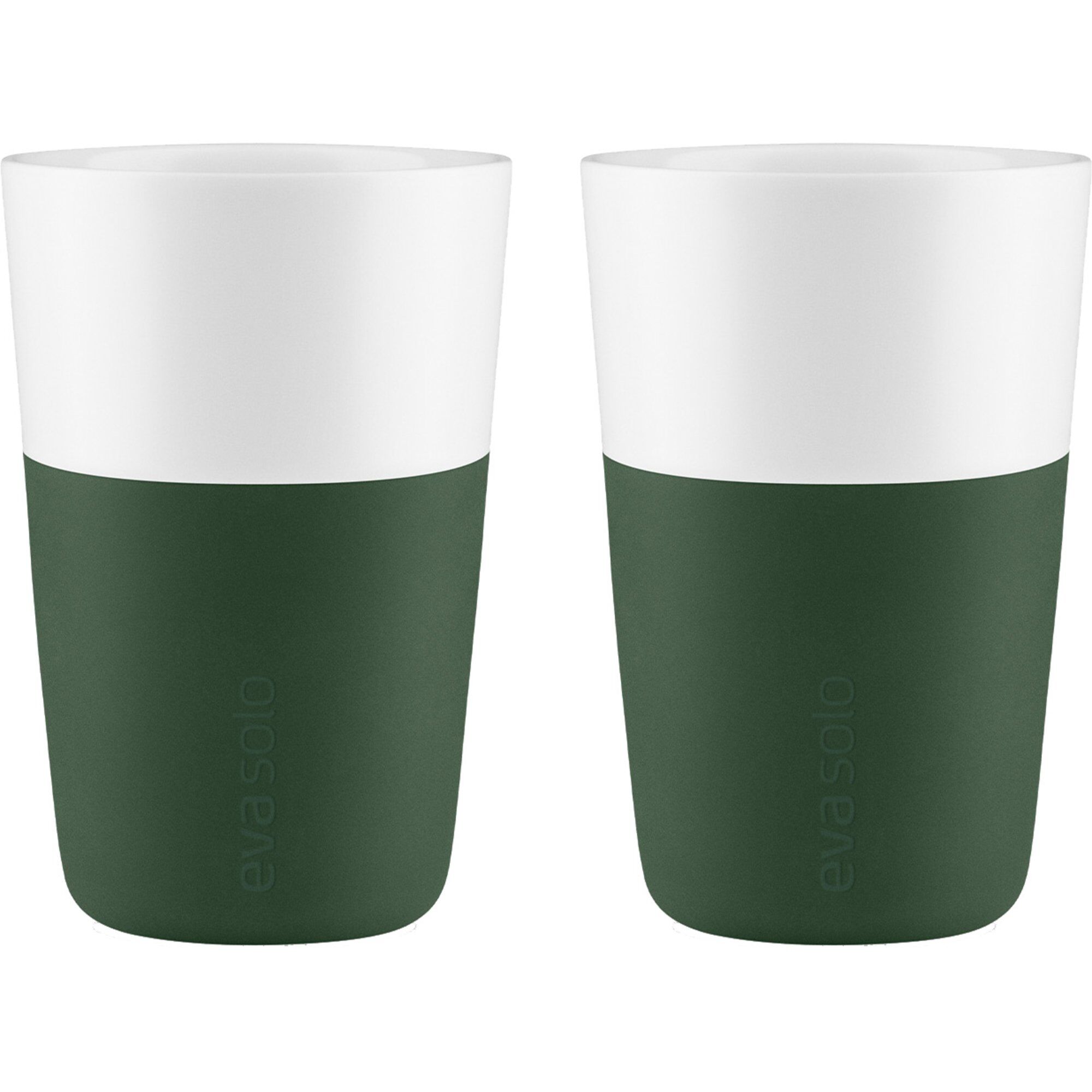 Eva Solo - Cafe Latte krus 36 cl 2 stk emerald green