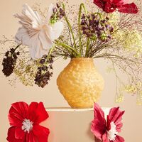 Corallo vase 26 cm, gul