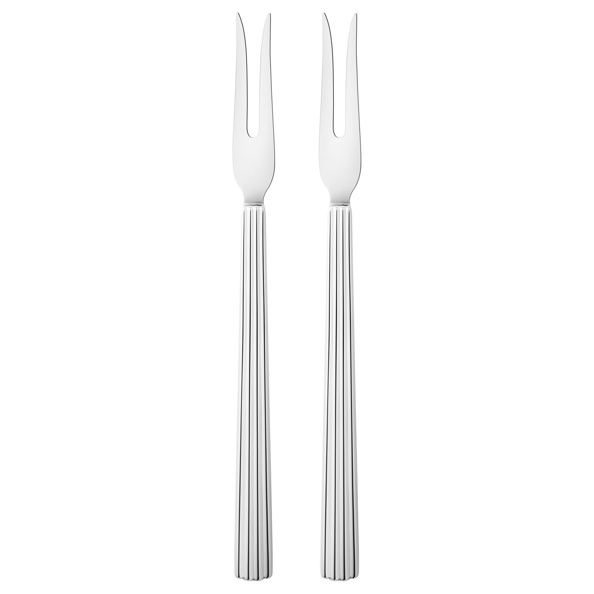 Georg Jensen Bernadotte gaffel for pålegg Rustfritt stål
