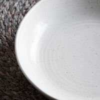 Hög skål, grå/vit