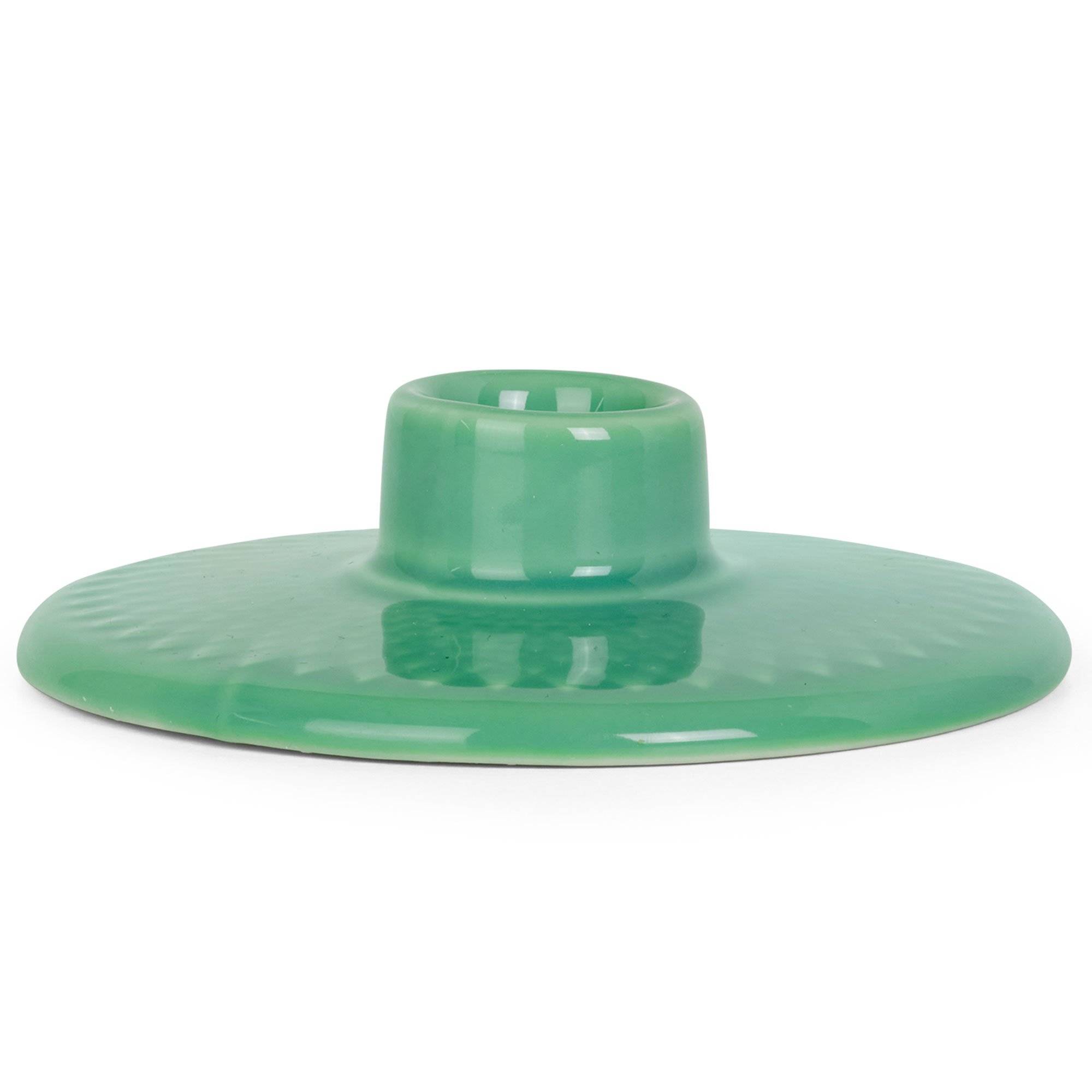 Produktfoto för Lyngby Porcelæn Rhombe Color ljusstake, grön
