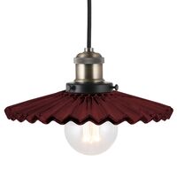 Cobbler 25 pendellampe, burgundy