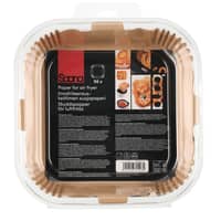 Bakepapir til airfryer 25x20 cm, 50 stk
