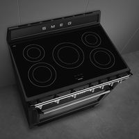 TR90IMBL Victoria Induktionskomfur 90 cm, sort