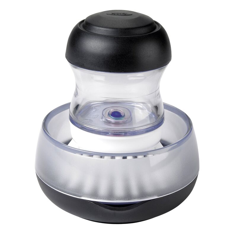 Oppvaskbørste med vaskemiddelpumpe