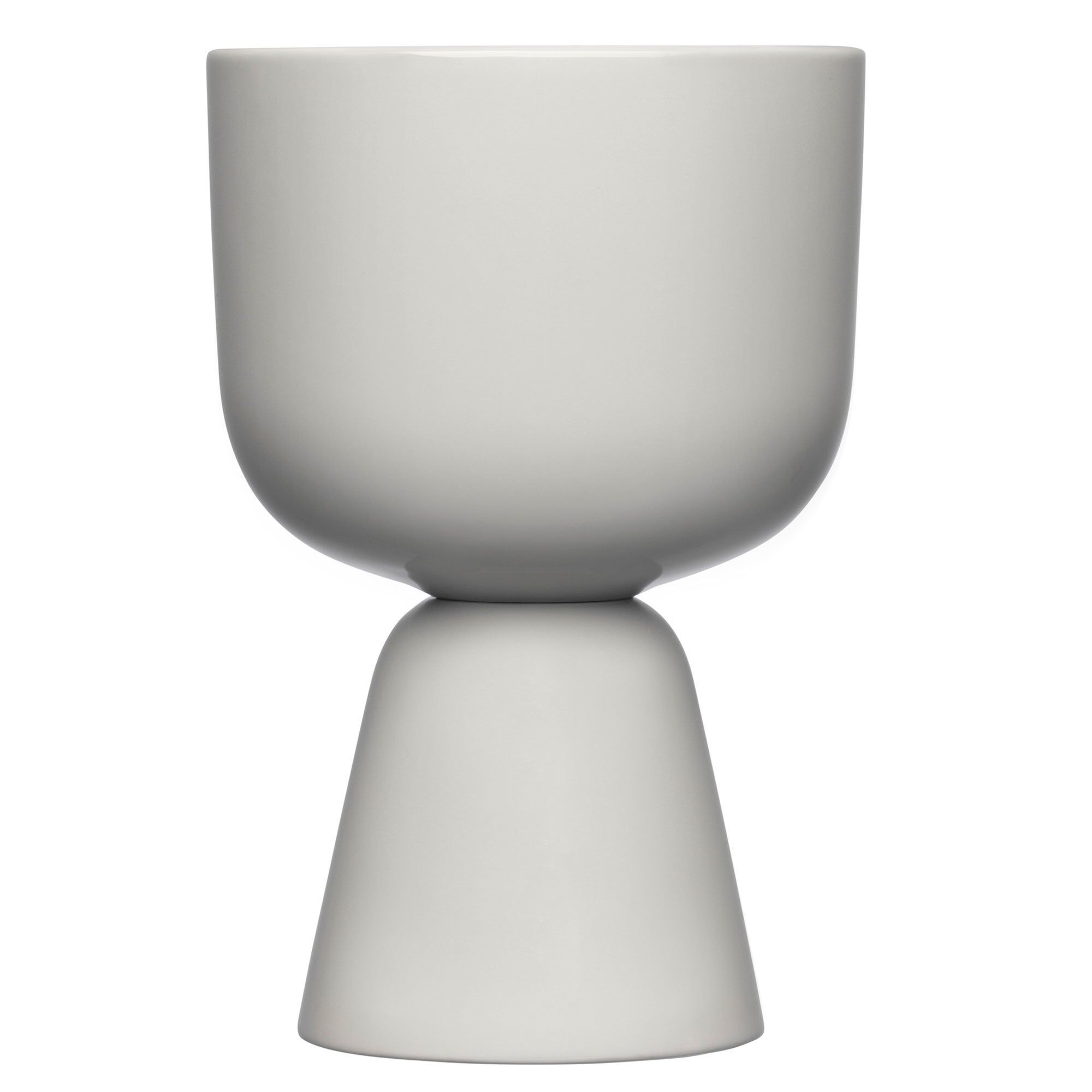 iittala - Nappula blomsterpotte 19x12,5 cm lysgrå
