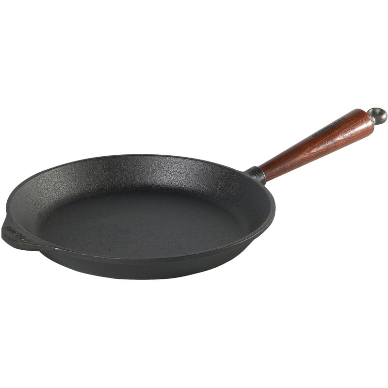 Stekpanna Gjutjärn 26 cm Trähandtag