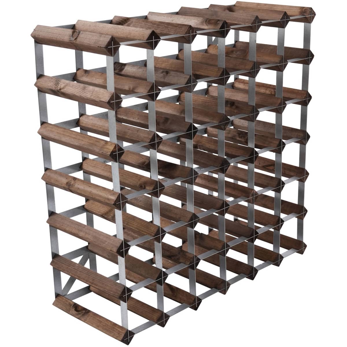 Vinstativ Påbyggingsbart 42 Flasker Dark Oak