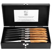 Laguiole Grillknive 6-pak, oliventræ