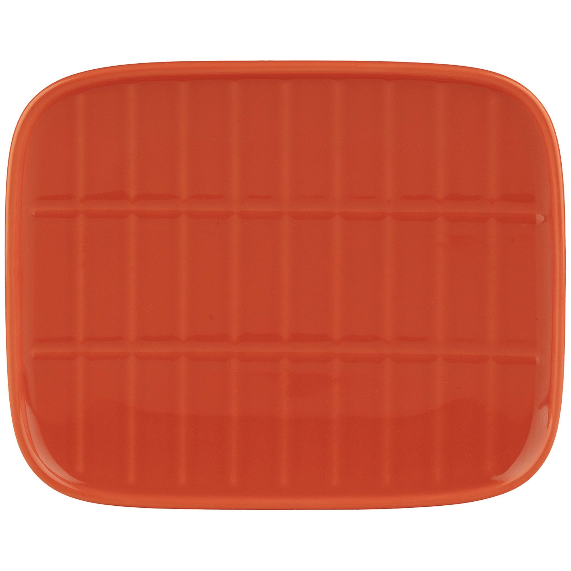 Marimekko Tiiliskivi tallerken 15 x 12 cm, orange