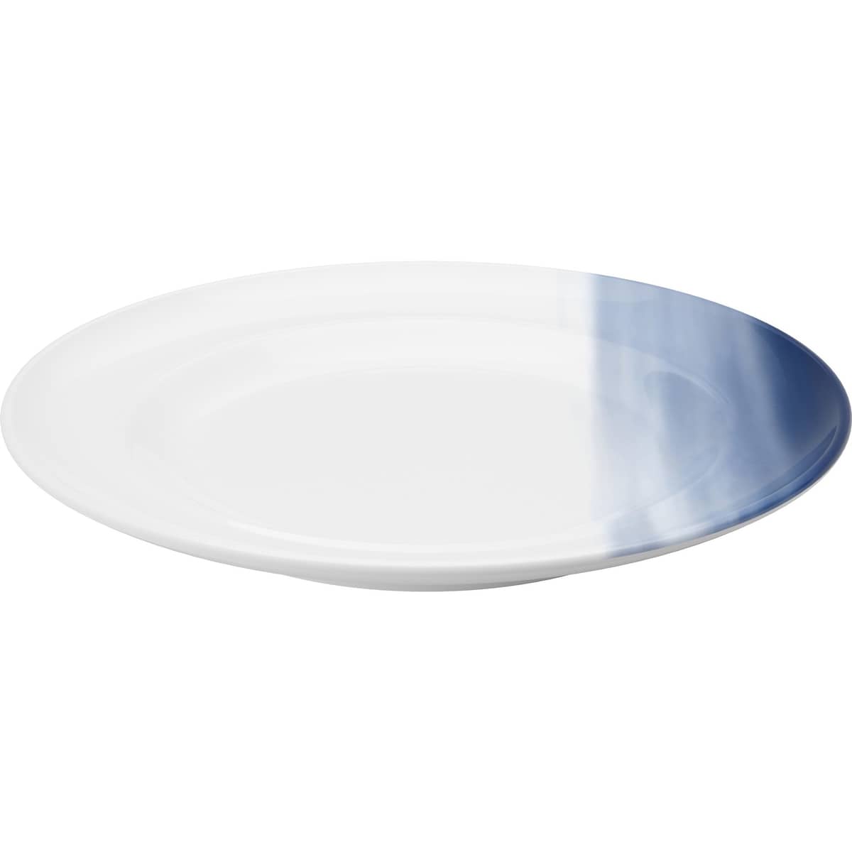 Koppel Dekortallerken 16 cm, hvit/blå