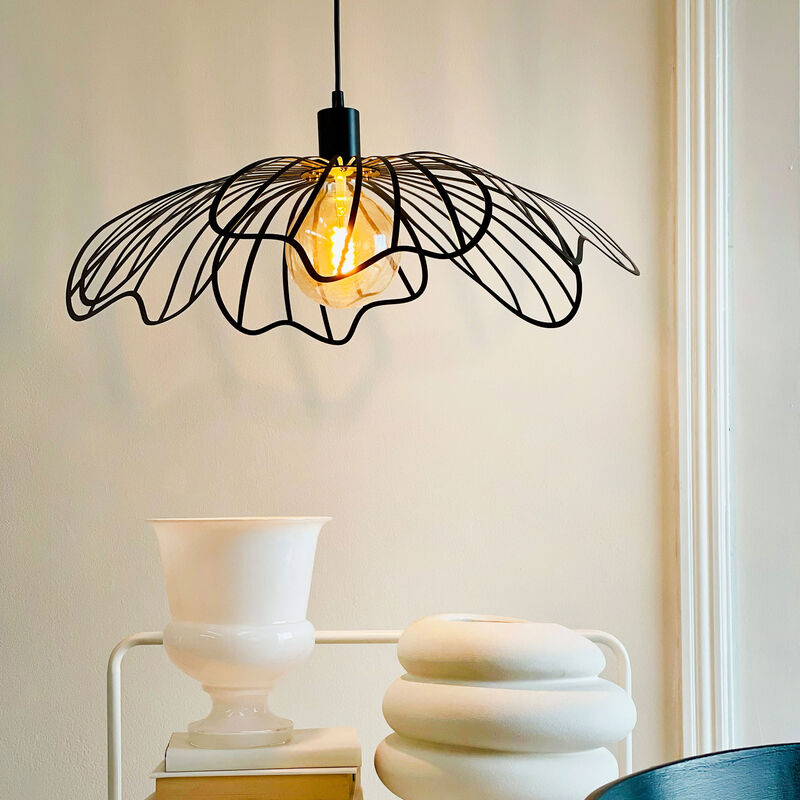 Blumen pendellampe, matt svart