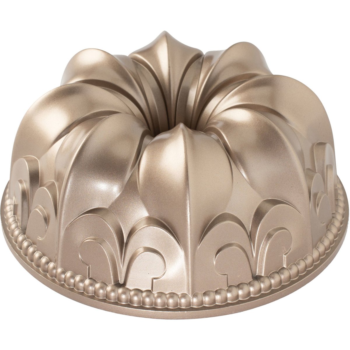 Fleur de Lis bundt-bageform