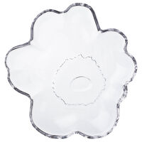 Unikko tallrik 13 cm, klar glas