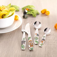 Jungel barnebestikk 4 deler, rustfritt stål