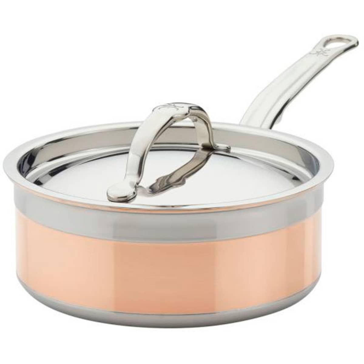 Copperbond gryta med lock 18 cm