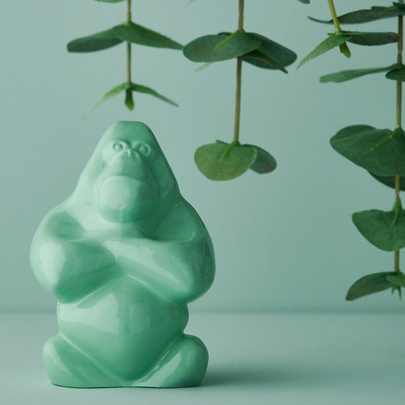 Gabba Gabba Hey glaslykta 12 cm, grön