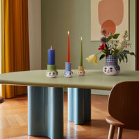 Bjørn Wiinblad Olga kynttilänjalka 12 cm, vihreä