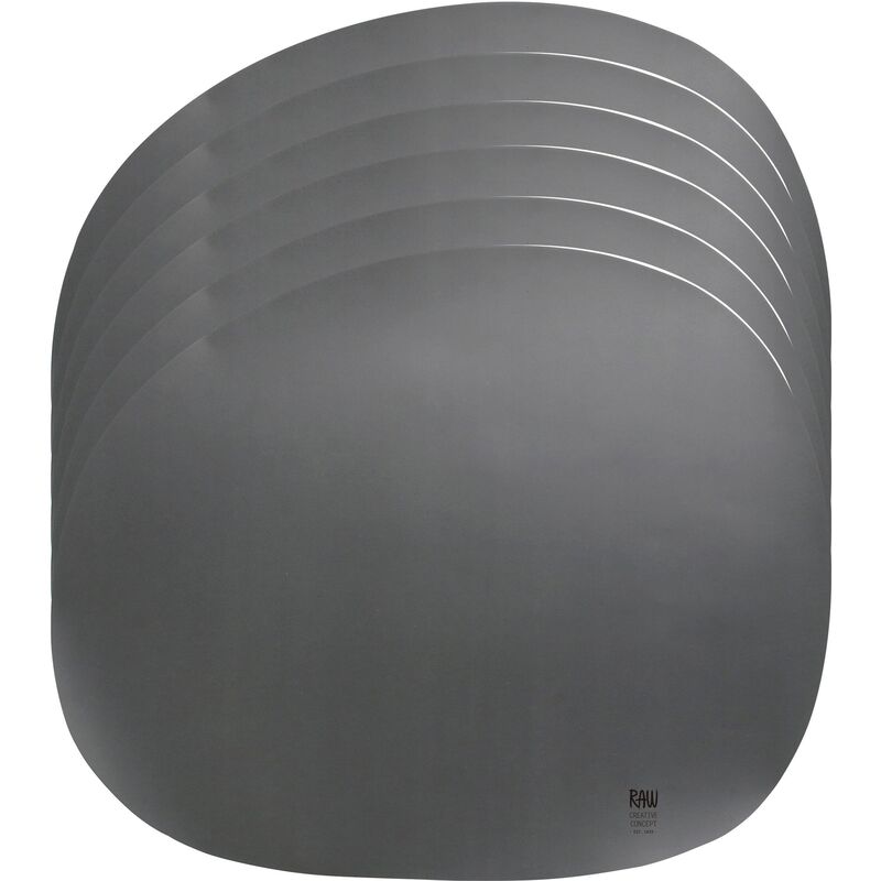 RAW Organic Bordunderlegg 6 stk, Grå