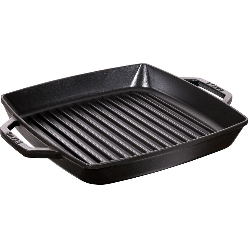 Pure Grill Kvadratisk Grillpande 28 cm Sort