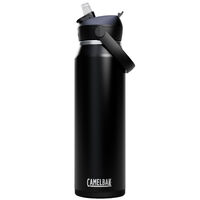 Thrive Flip Straw drikkeflaske 1 liter, sort