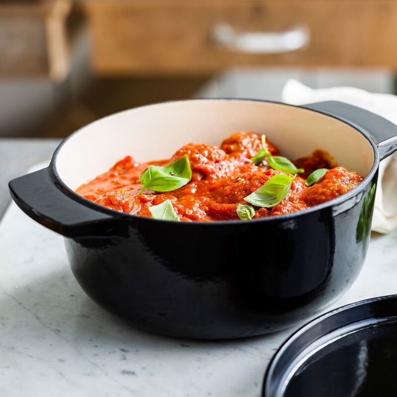 Støbejernsgryde 22 cm/3,3 liter, onyx black