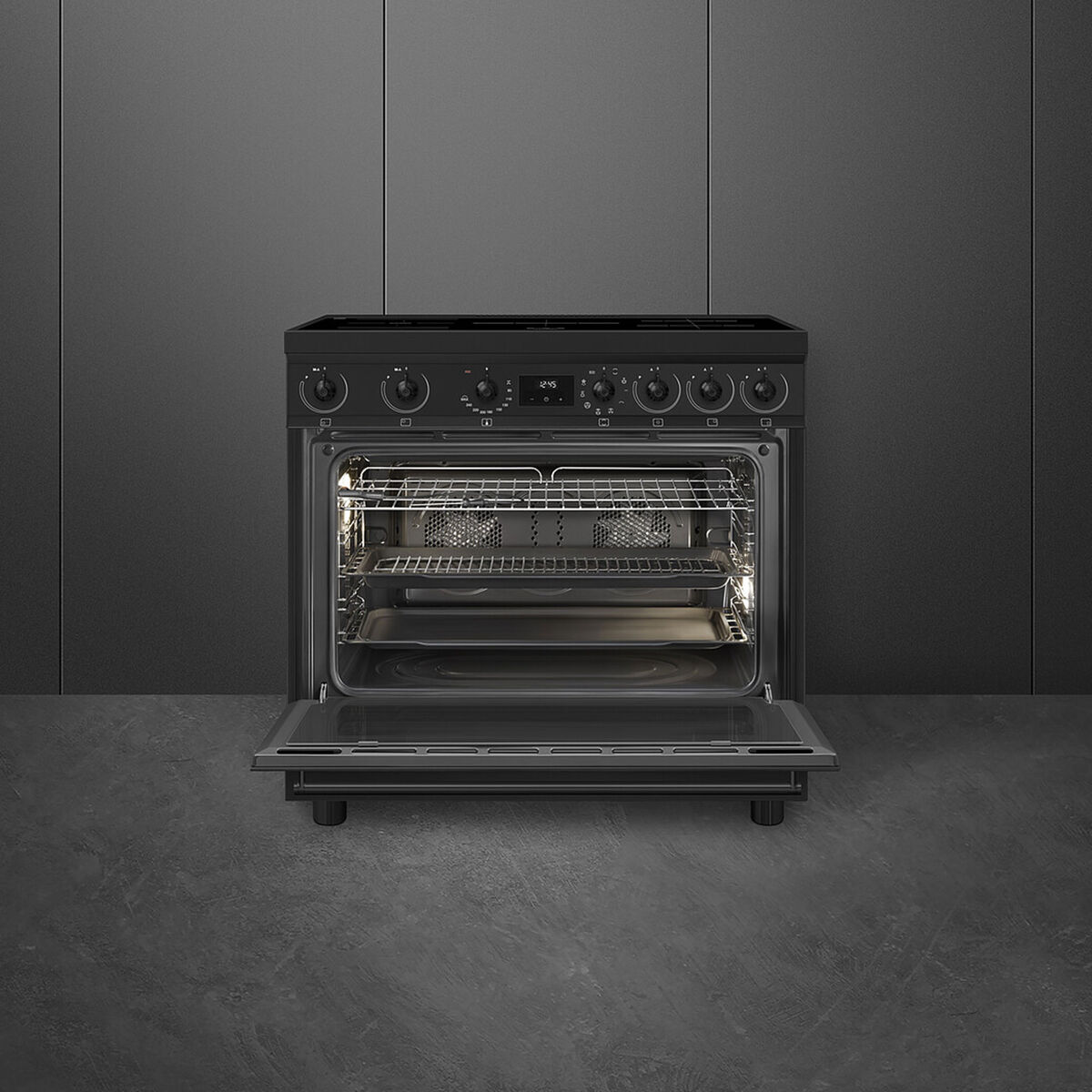 Smeg C9IMN2 induksjonskomfyr 90 cm, svart