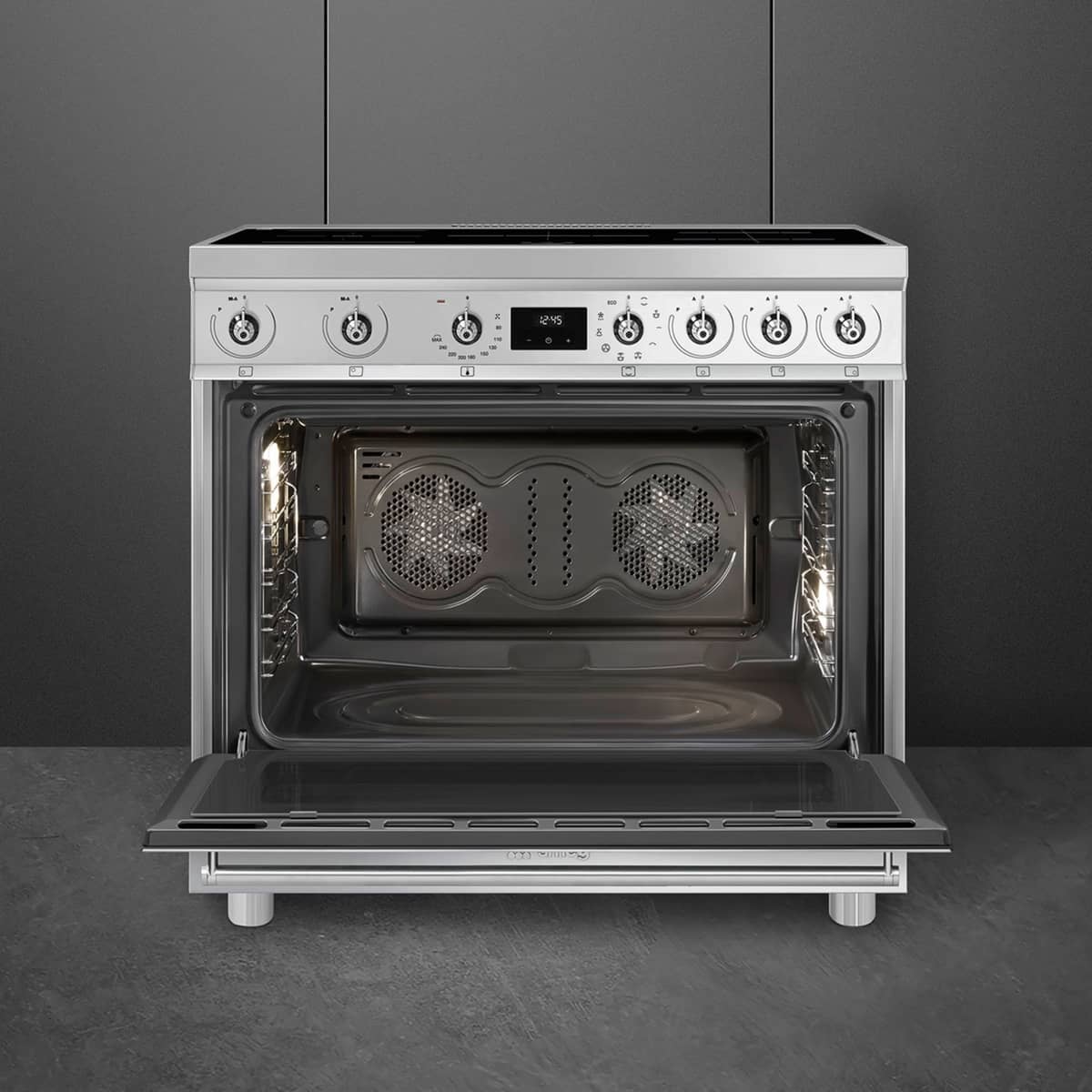 C9IMX2 Induktioliesi Classic 90 cm, ruostumaton teräs