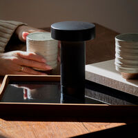 Holster bærbar bordlampe 16 cm, antrasitt