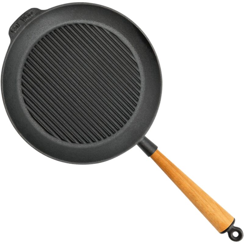 Grillpanna i gjutjärn 28 cm, bok