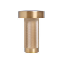 Holster bærbar bordlampe 16 cm, messing