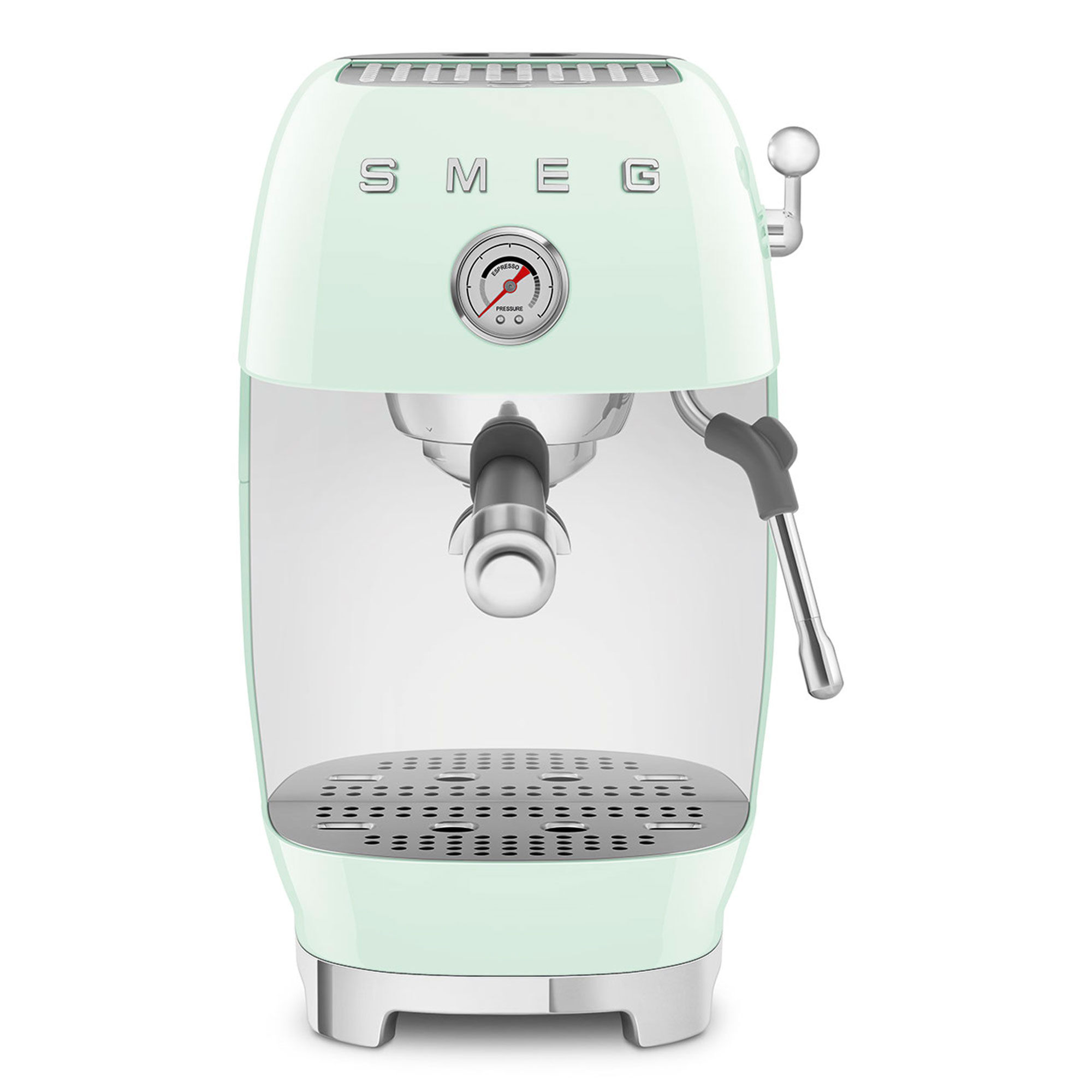 Smeg Espressomaskin med Cold Brew, pastellgrön