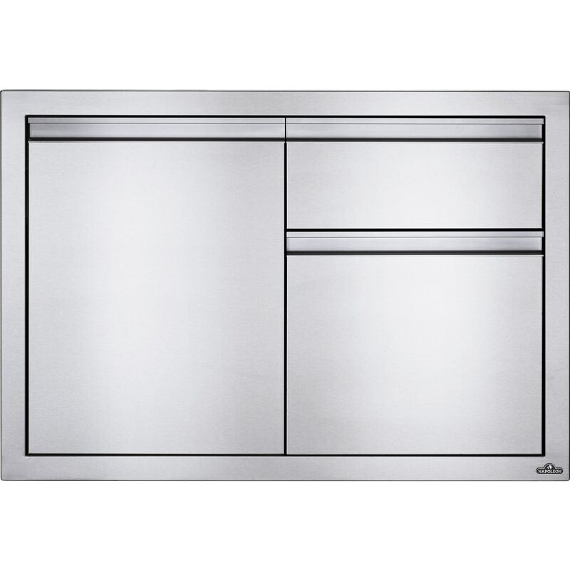 BI-3624-1D-2DR Skåp- & Lådmodul till utekök