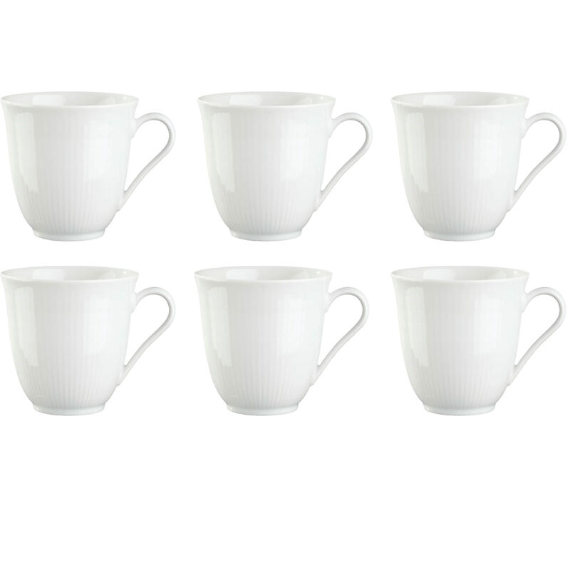 Rörstrand Swedish Grace Hvid Krus 30 cl 6-pak