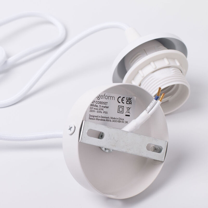 E27 taksladd 5 m, vit