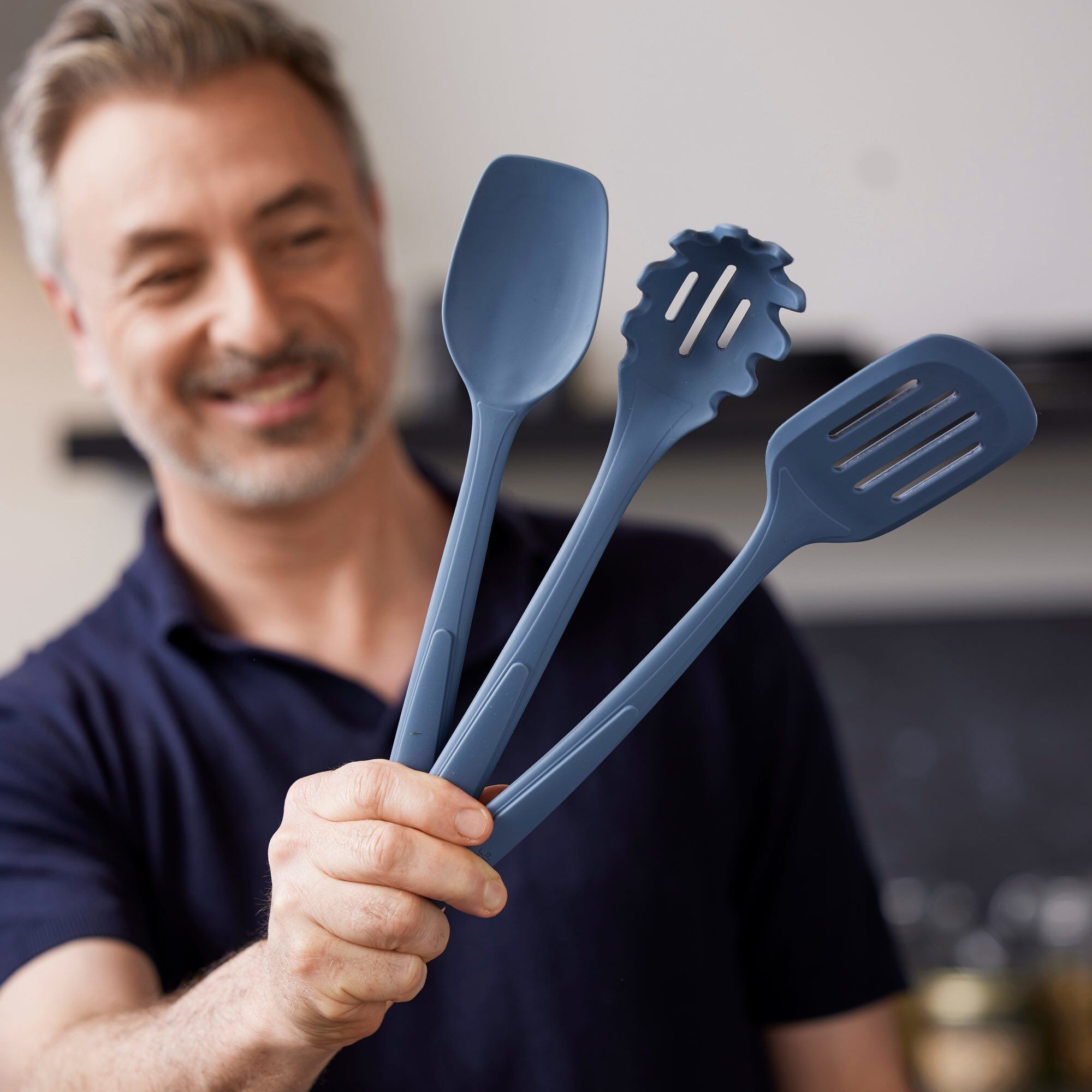 Alternativ bild 1 för Kitchenware by Tareq Taylor Annie grytsked, 33 cm, indigo