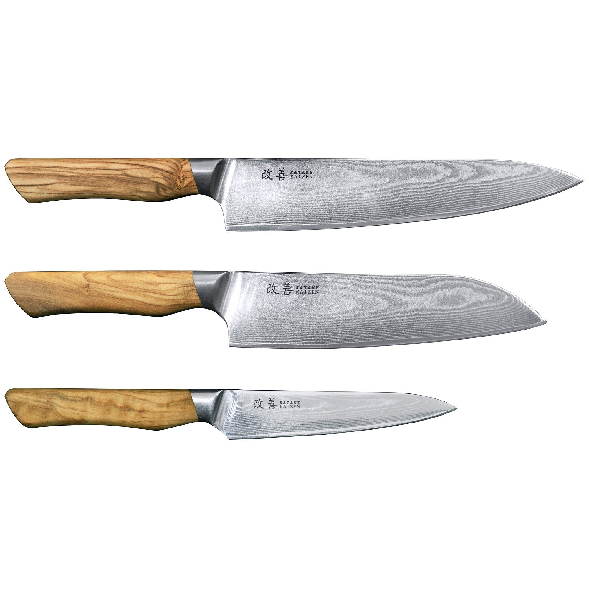 Kaizen knivsæt, 3 dele