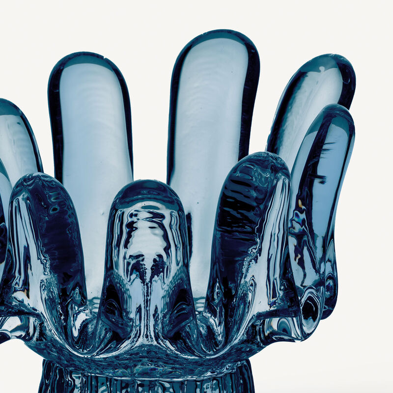 Kosta Boda Sunflower kynttilälyhty 92 mm, kierrätetty lasi