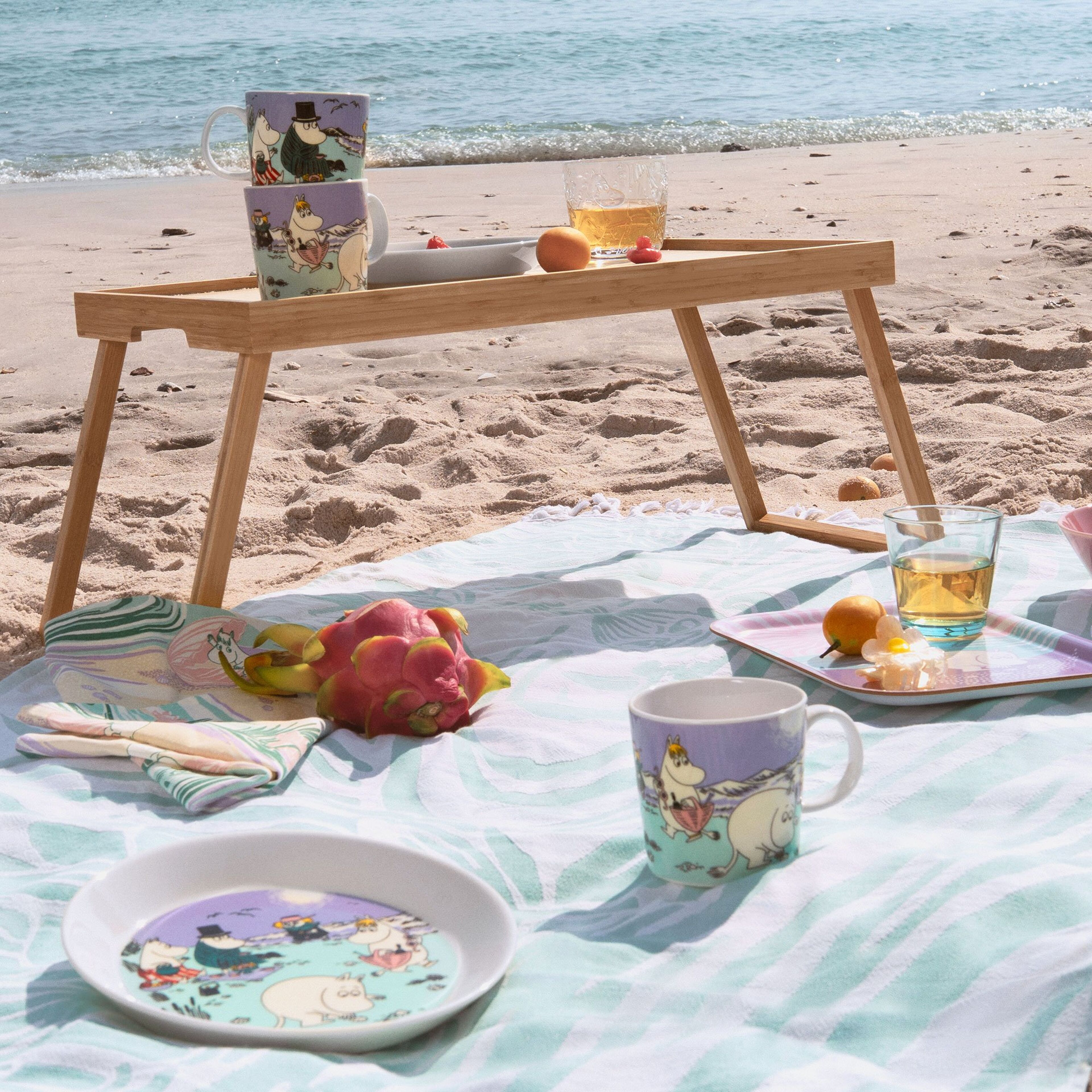 Arabia Mumin En dag på stranden tallrik 19 cm