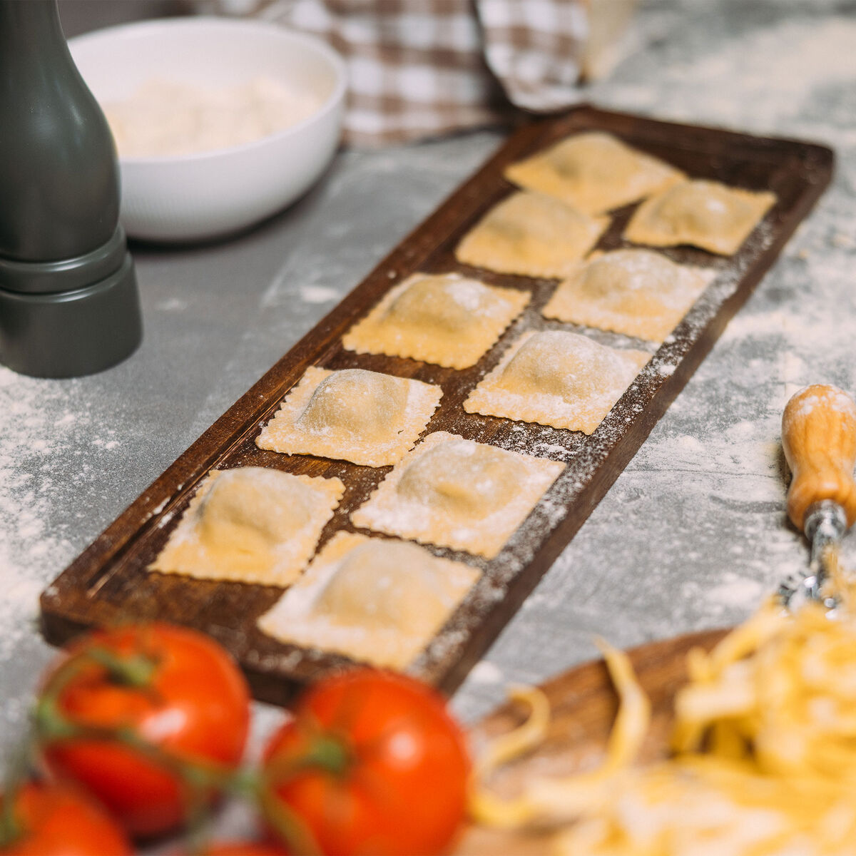 Puutarjotin Suorakulmainen Tummanruskea, 15 x 45 cm