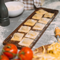 Puutarjotin Suorakulmainen Tummanruskea, 15 x 45 cm