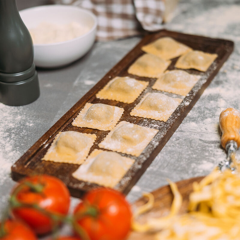 Puutarjotin Suorakulmainen Tummanruskea, 15 x 45 cm