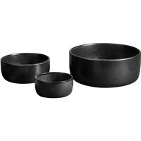 RAW skålset 3 delar, titanium black