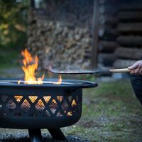 Grillpande med foldbart håndtag