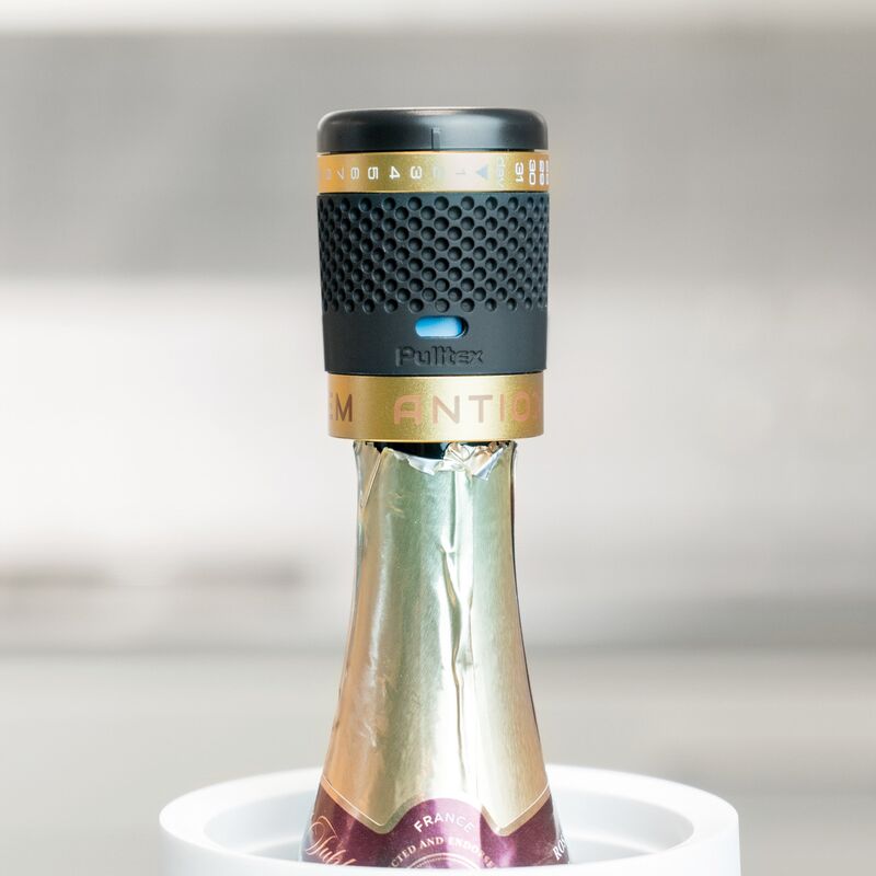 Antiox stopper för champagneflaskor, guld