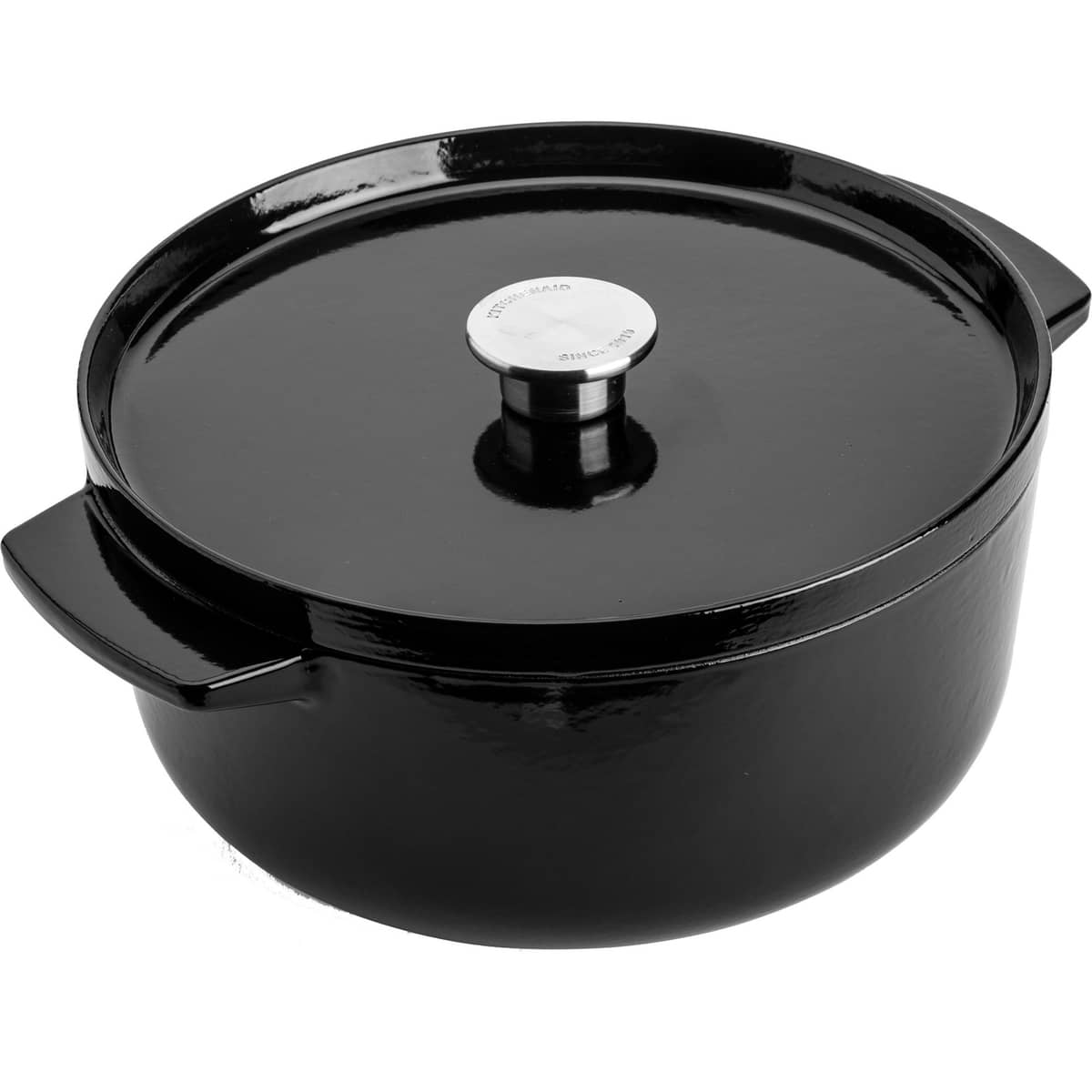 Støbejernsgryde 26 cm/5,2 liter, onyx black