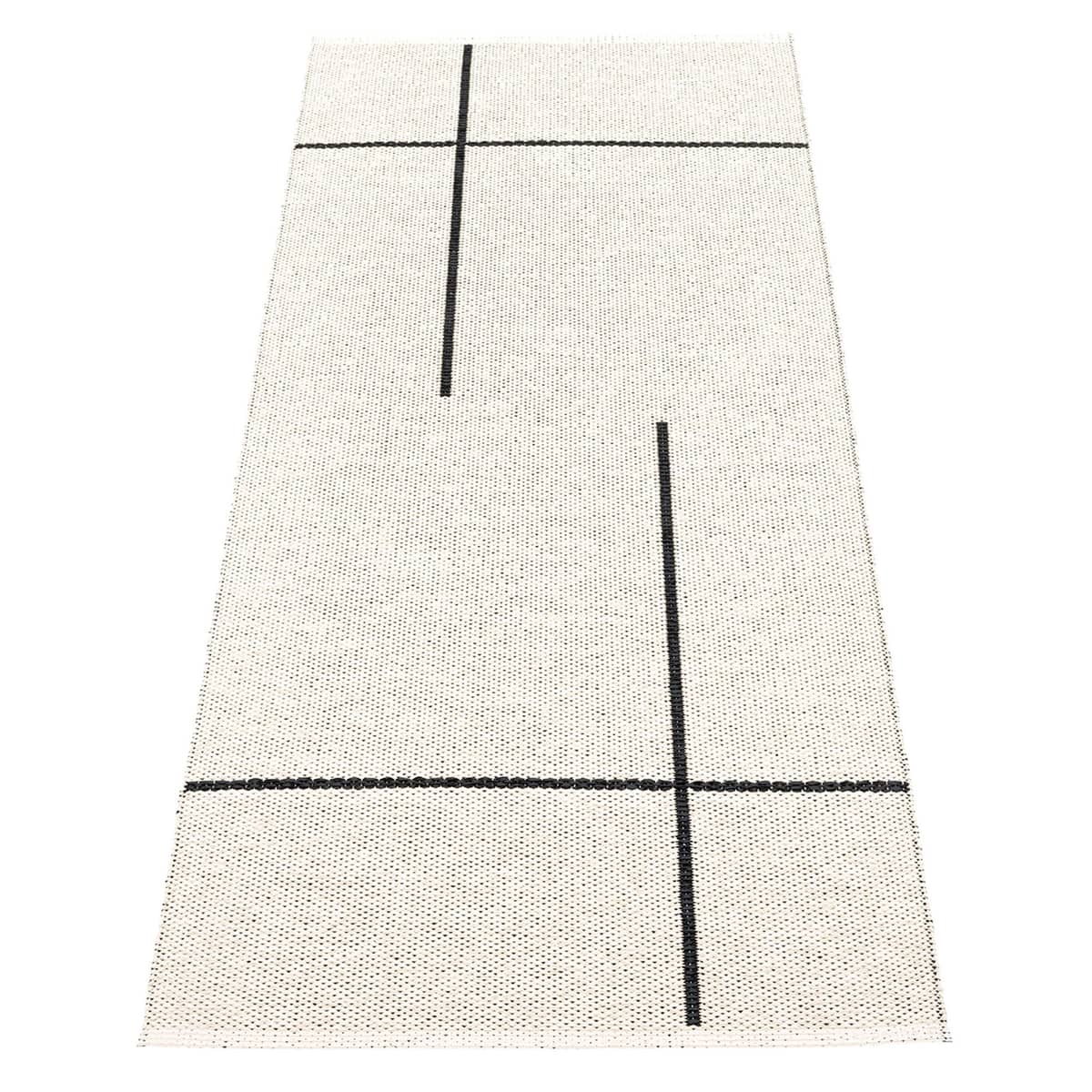 Matto Fred, 70 x 270 cm, black/vanilla