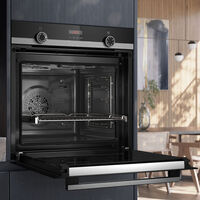 HQ574AER3 erillisuuni höyrytoiminnolla 60 × 60 cm, ruostumaton teräs