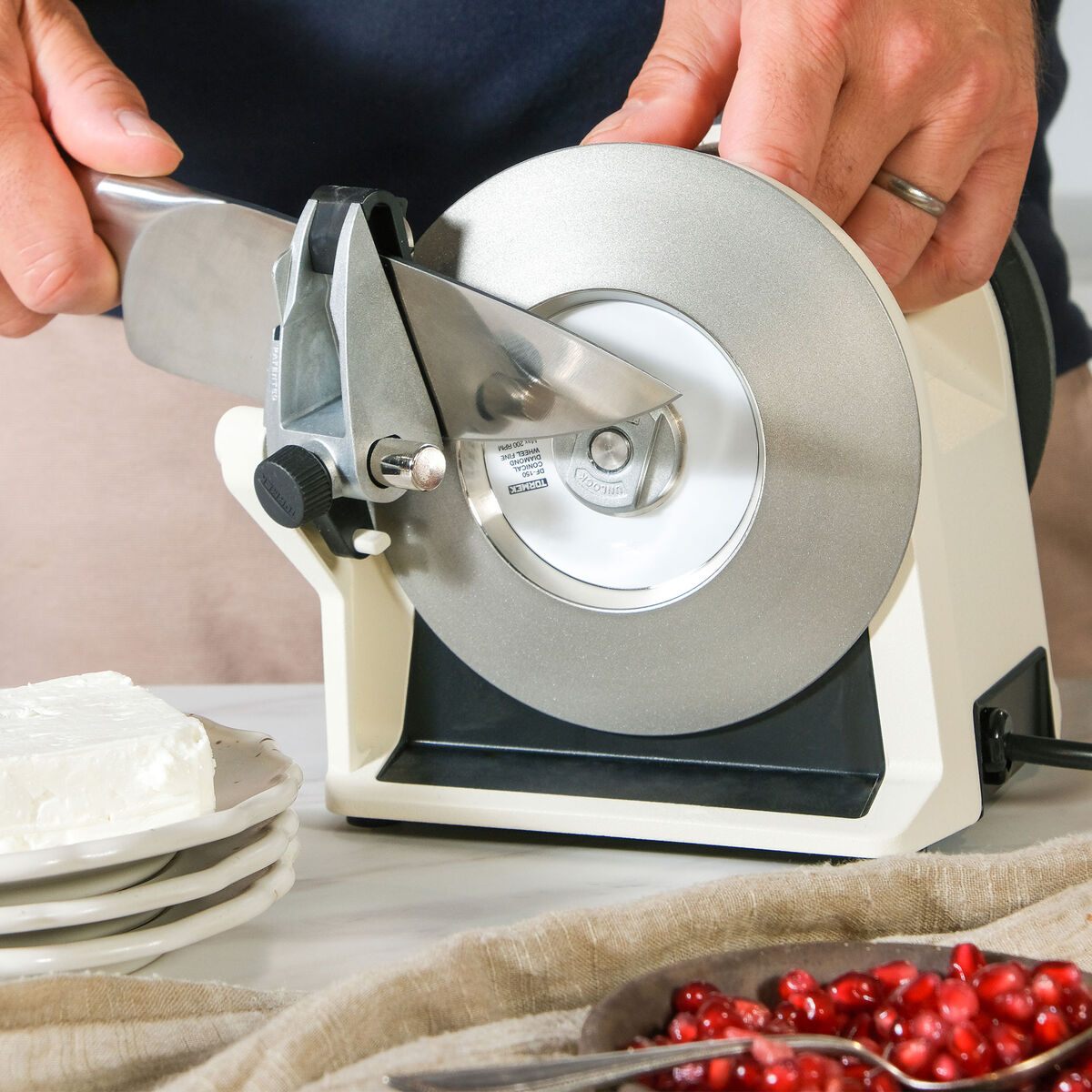 T-1 Morakniv 1891 knivsliper, Linen White