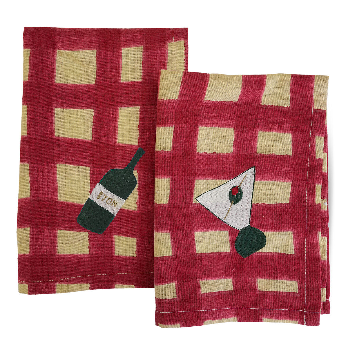 Sera servett 45 x 45 cm 2-pack, röd